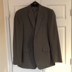 Never worn! Jos A Bank light grey suit
